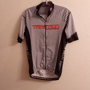 Safetti Cycling Apparel Size S black-white-orange colors A26